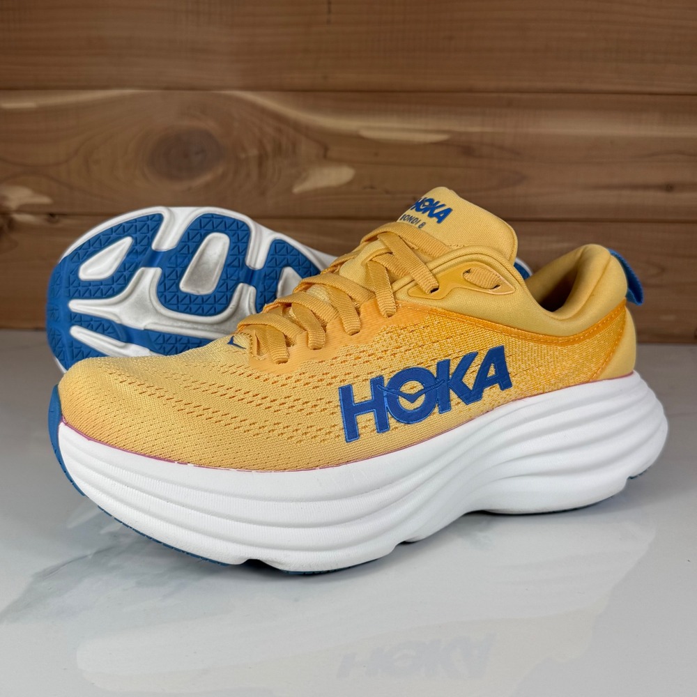 Hoka One One Bondi 8 Running Shoes Impala Cyclamen 1127952 ICYC Womens 7 B